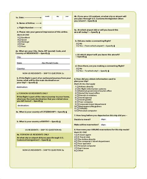 airline survey questions|Travel Survey Questions and Templates .